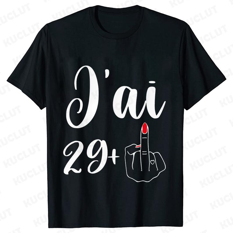 30 Ans Years Birthday T-shirts for Unisex Middle Finger T-shirts Girls Party Clothing Short Sleeve Tops Thirty Years Old Gift S
30 Ans Years Birthday T-shirts for Unisex Middle Finger T-shirts Girls Party Clothing Short Sleeve Tops Thirty Years Old Gift S