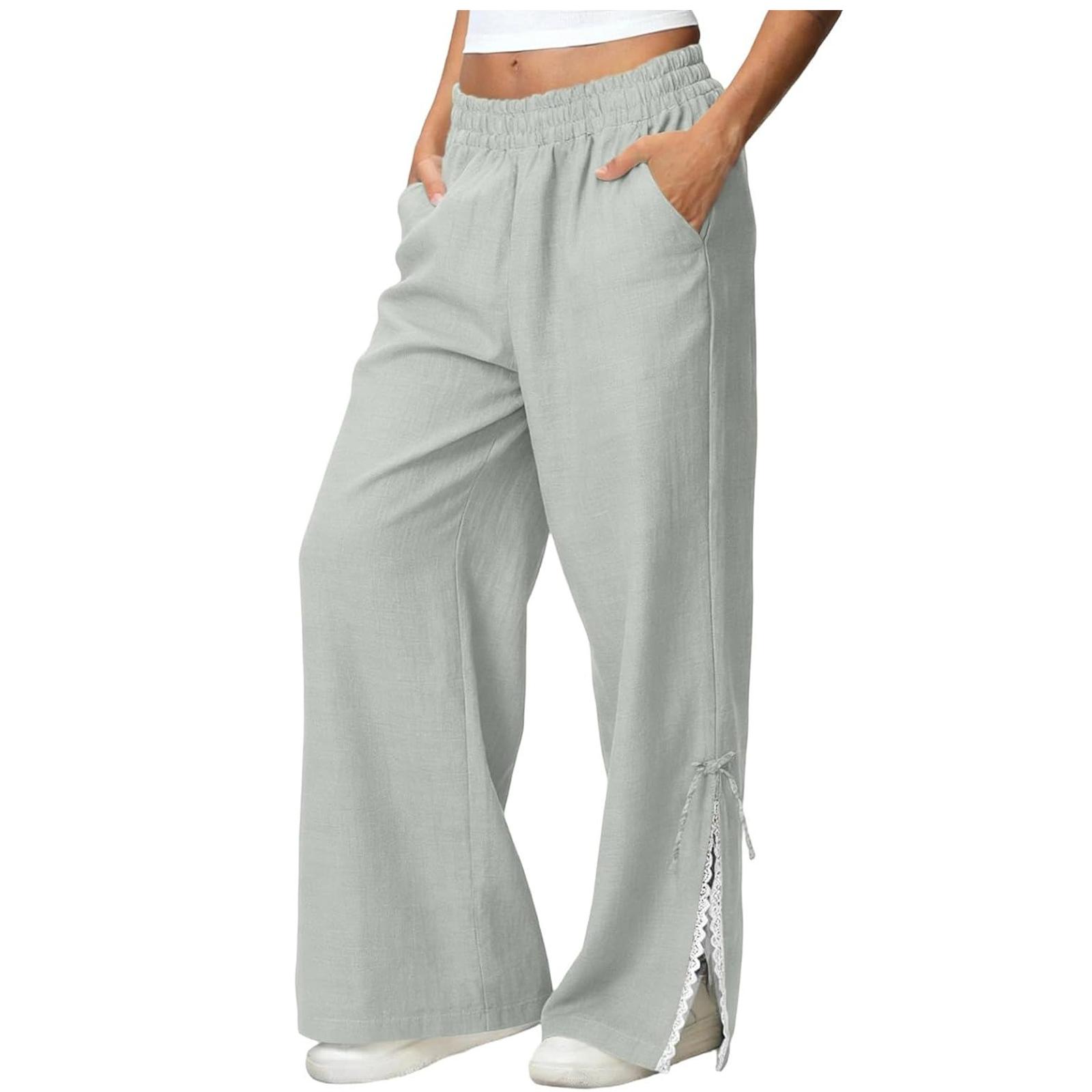 Women Elastic High Waist Pant Casual Fit Wide Leg Long Pants Trousers With Pockets XL
Women Elastic High Waist Pant Casual Fit Wide Leg Long Pants Trousers With Pockets XL