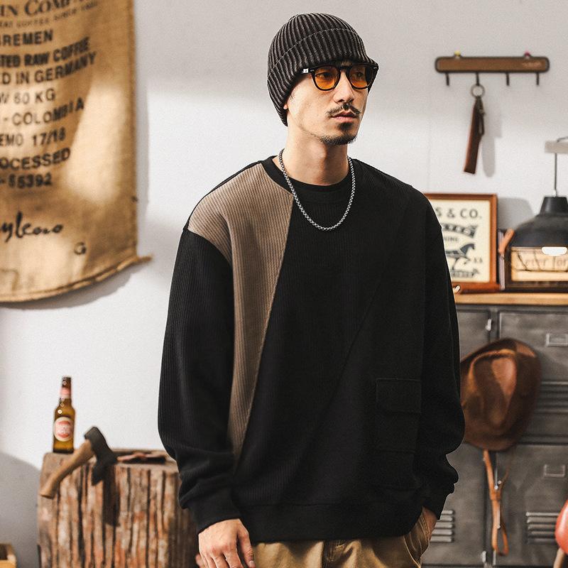 Американский ретро 380G тяжелый шенилл свитер мужской осень и зима модный бренд сращивание свободный топ мужчины 5XL
Американский ретро 380G тяжелый шенилл свитер мужской осень и зима модный бренд сращивание свободный топ мужчины 5XL