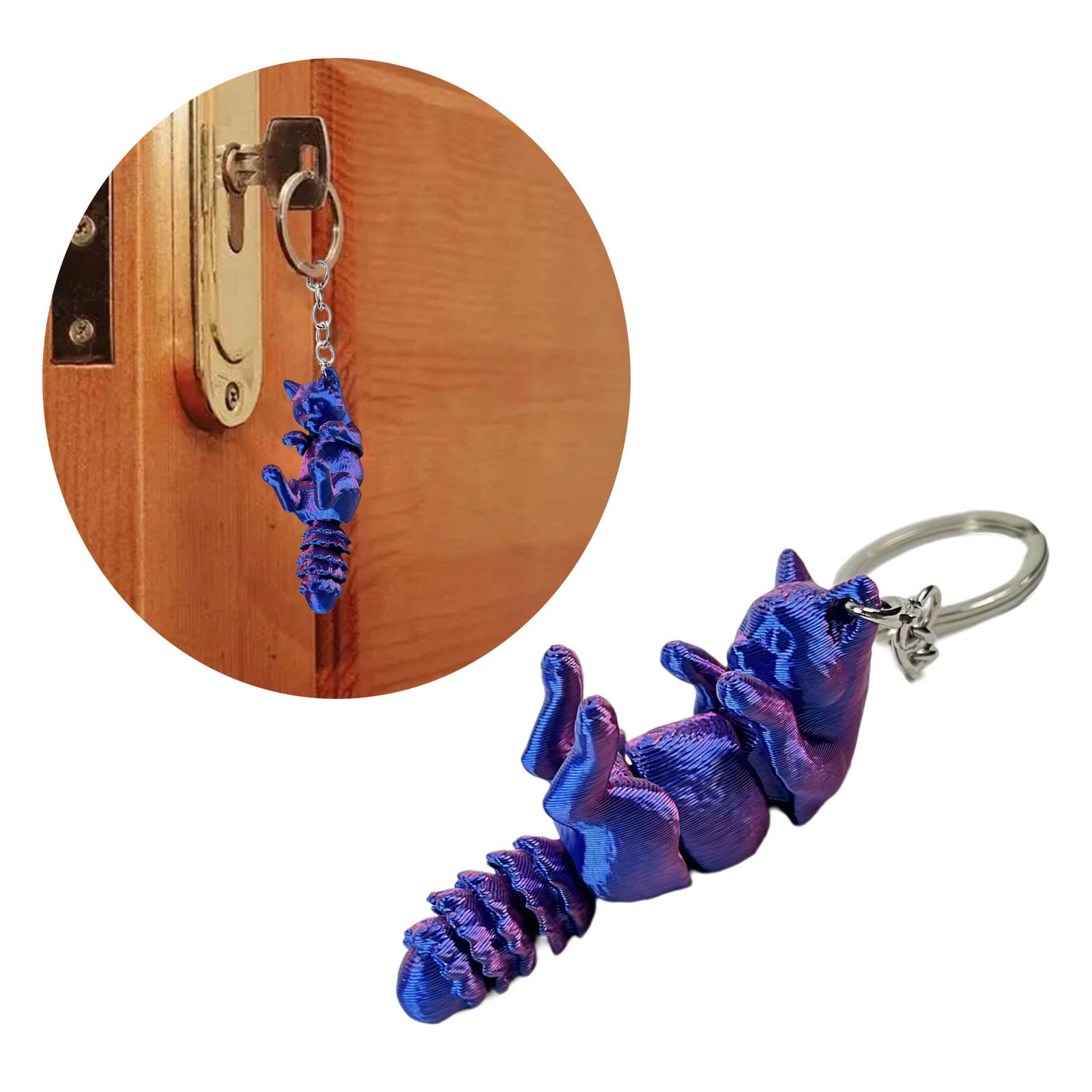 Playful Movable Joint Cat Charm Pendant Lightweight Resin Alloy Key Accessory for Animal Lovers 3
Playful Movable Joint Cat Charm Pendant Lightweight Resin Alloy Key Accessory for Animal Lovers 3