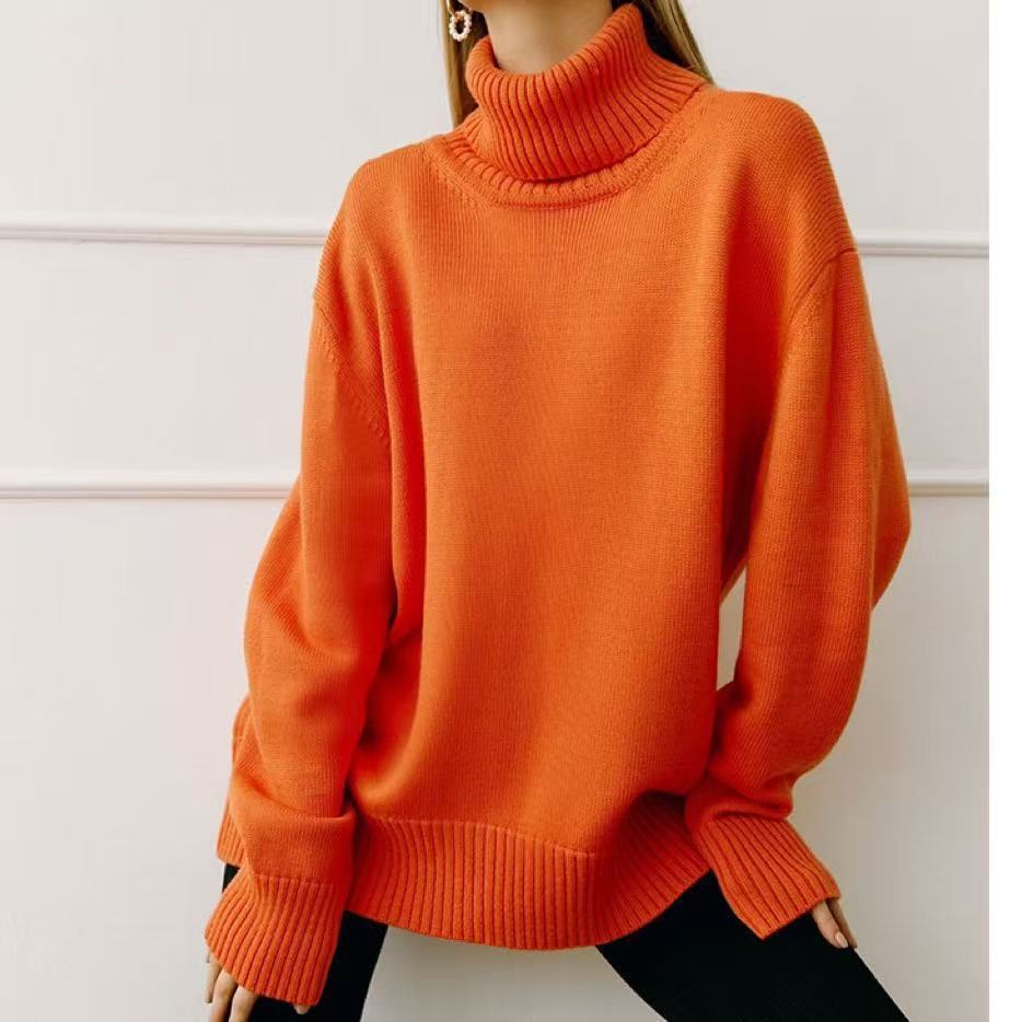 Women s White High Neck Oversized Sweater Soft Comfortable Loose Fit Casual Pullover average size помаранчевий
Women s White High Neck Oversized Sweater Soft Comfortable Loose Fit Casual Pullover average size помаранчевий