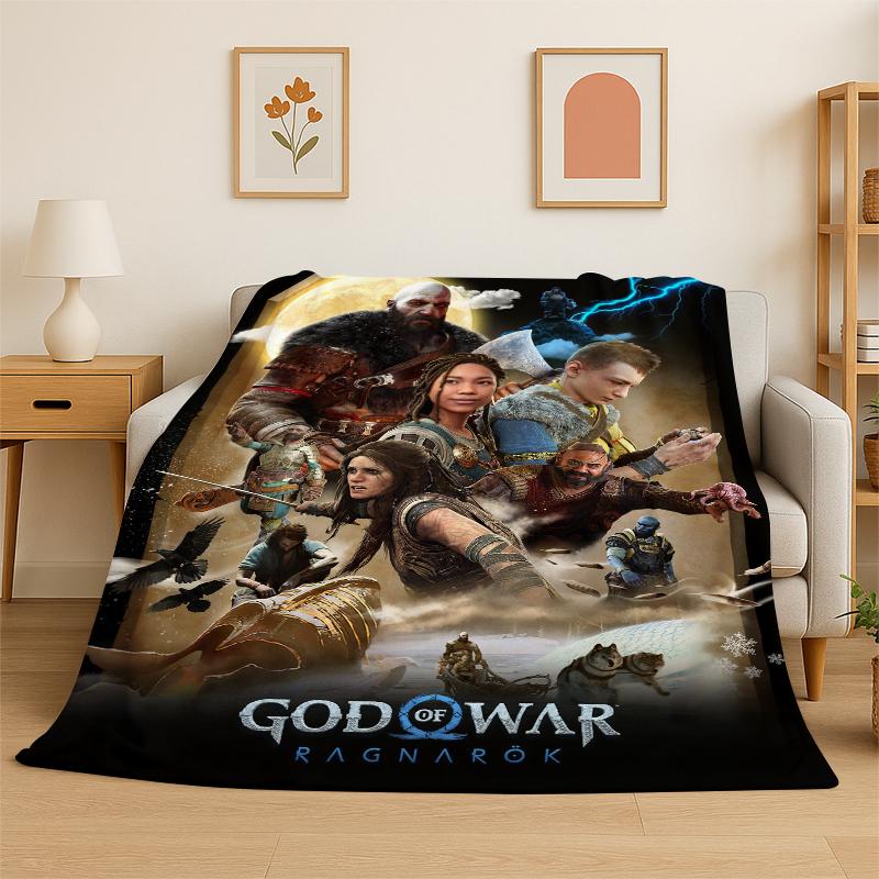 Retro God of War Game Kratos Flannel Blanket Soft Warm Throw Blanket for Bedroom Living Room Bed Travel Camping Picnic Gift 75x90cm
Retro God of War Game Kratos Flannel Blanket Soft Warm Throw Blanket for Bedroom Living Room Bed Travel Camping Picnic Gift 75x90cm
