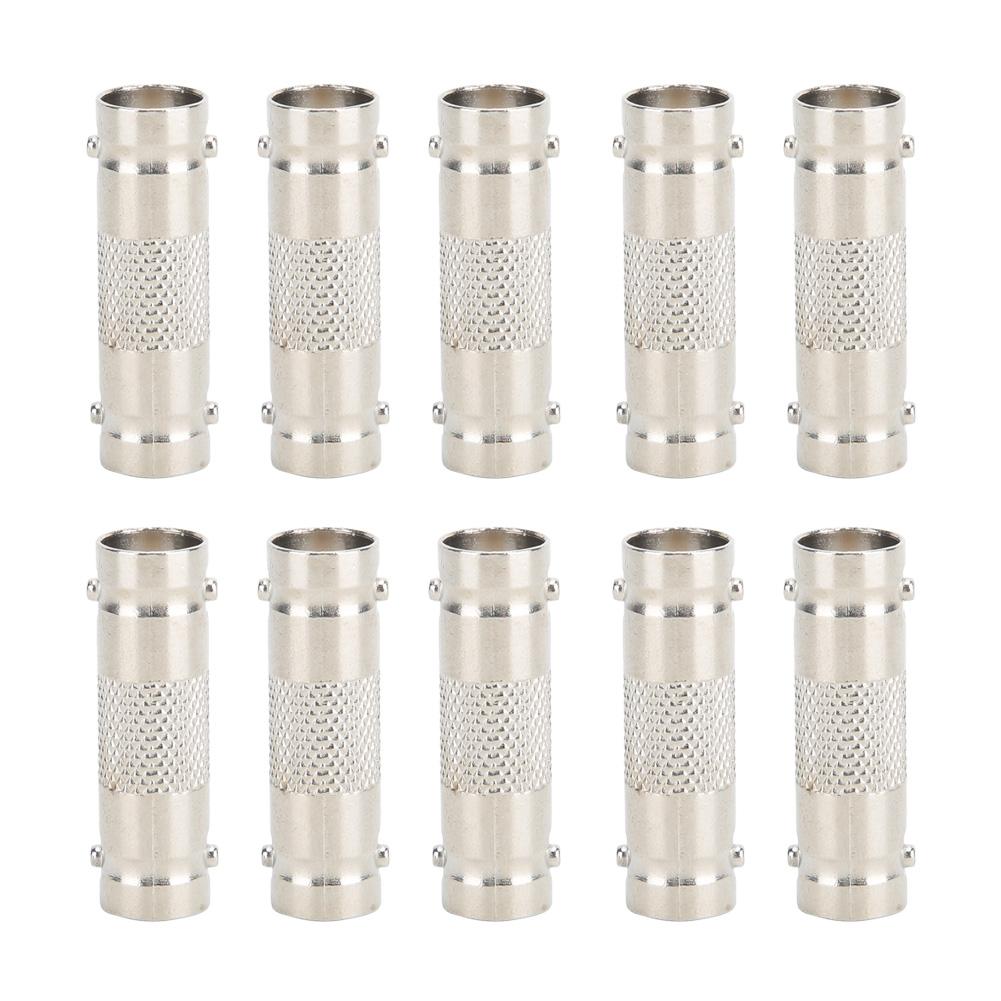 10pcs Nickel Plated Copper 50 Ohms Impedance BNC Female to BNC Female Adapter Connector
10pcs Nickel Plated Copper 50 Ohms Impedance BNC Female to BNC Female Adapter Connector