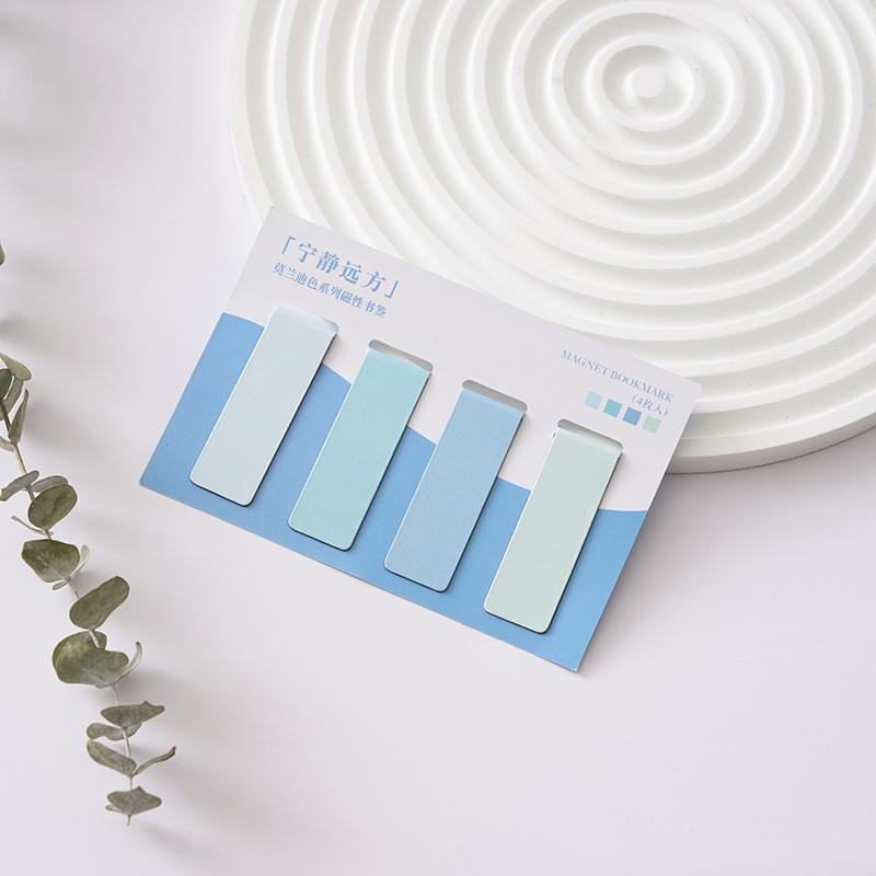 4pcs Morandi Color Magnetic Bookmarks Pack for Books Simple Blank Design Page Clips Book Marker Unique Reading Gift A7809 синий
4pcs Morandi Color Magnetic Bookmarks Pack for Books Simple Blank Design Page Clips Book Marker Unique Reading Gift A7809 синий
