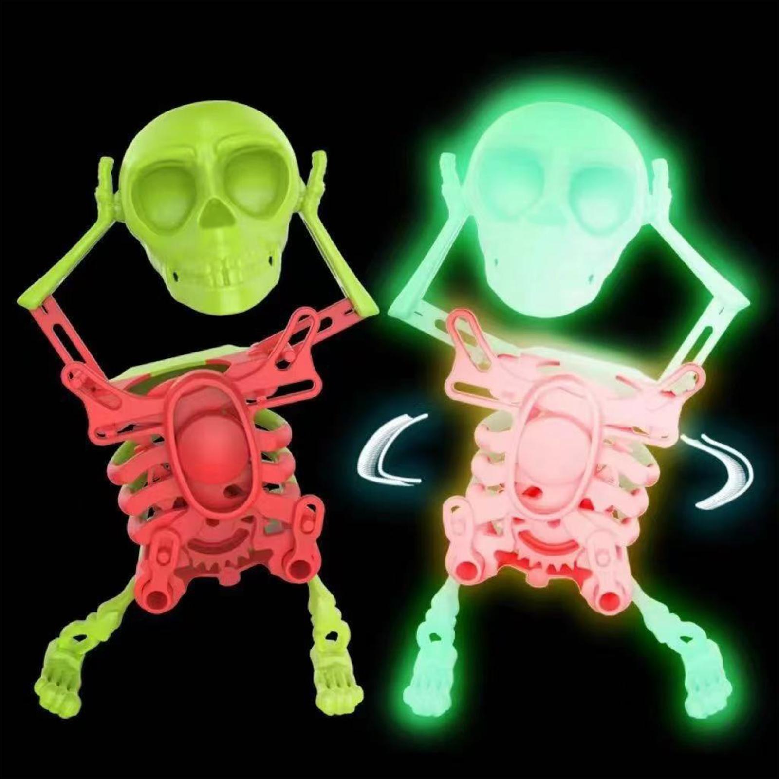 Mechanical Dancing Skeleton Toy with Glow in the Dark Feature Adjustable Joints Interactive Movement Educational Model for Kids and Adults зелёный
Mechanical Dancing Skeleton Toy with Glow in the Dark Feature Adjustable Joints Interactive Movement Educational Model for Kids and Adults зелёный
