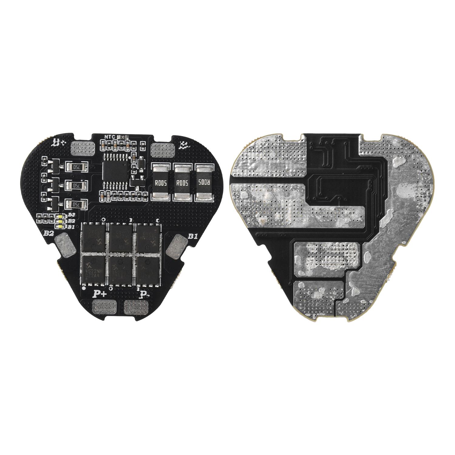 3S 60A Li-ion Battery Protection Board BMS with Balance 11.1V 12.6V Overcharge Overdischarge Short Circuit Protection 1PCS чорний
3S 60A Li-ion Battery Protection Board BMS with Balance 11.1V 12.6V Overcharge Overdischarge Short Circuit Protection 1PCS чорний