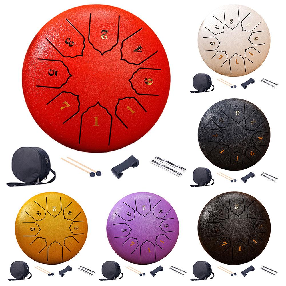 6 Inch 8 Notes Handpan Drum with Bag Drumsticks Mallet Holder Rain Chime Rain Drum Instrument for Yoga Meditation Unique Gift
6 Inch 8 Notes Handpan Drum with Bag Drumsticks Mallet Holder Rain Chime Rain Drum Instrument for Yoga Meditation Unique Gift