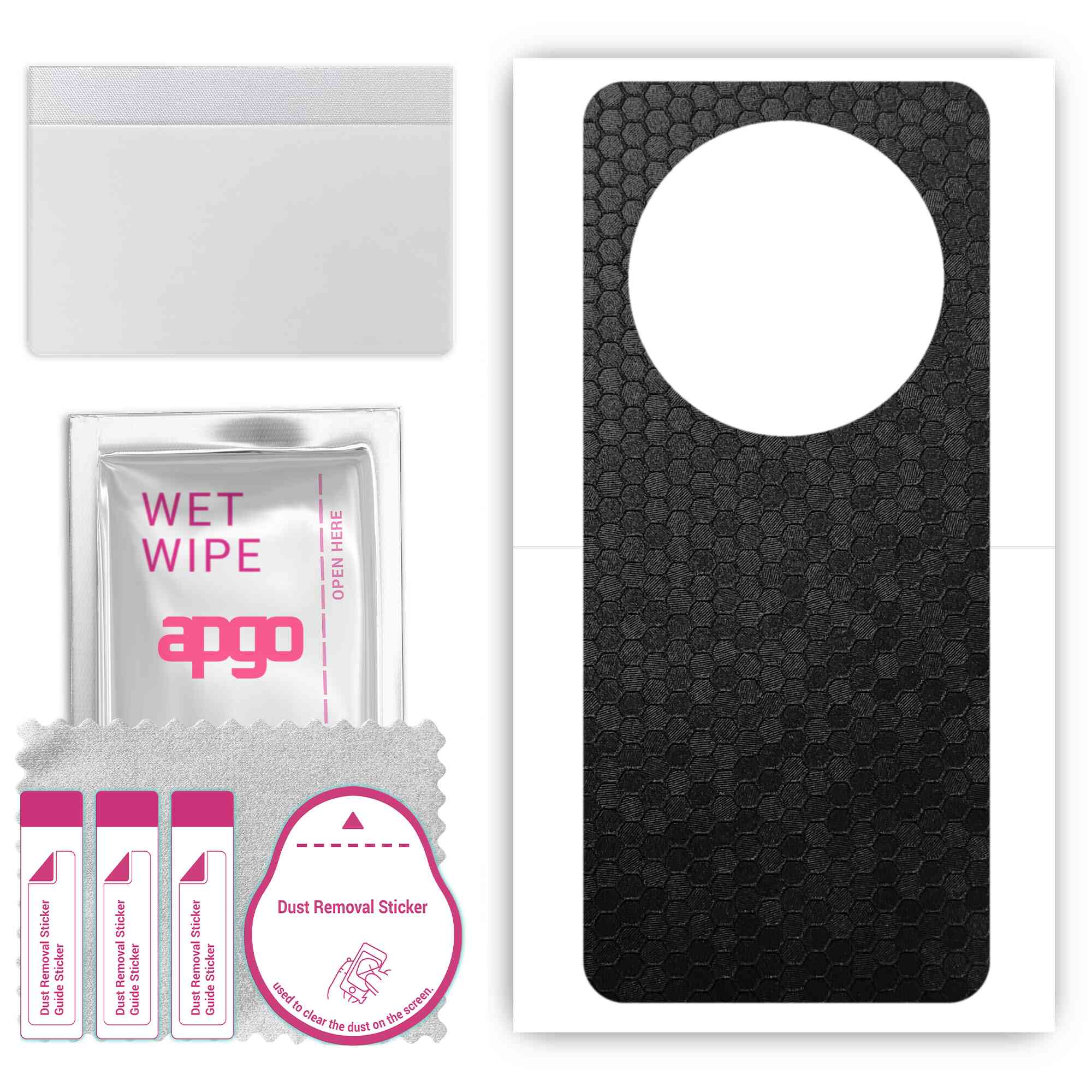 apgo Захисна наклейка для задньої панелі, сумісна з Honor Magic5 Lite, Wrap Film, Foil, Vinyl - Pattern Black Honeycomb
apgo Захисна наклейка для задньої панелі, сумісна з Honor Magic5 Lite, Wrap Film, Foil, Vinyl - Pattern Black Honeycomb