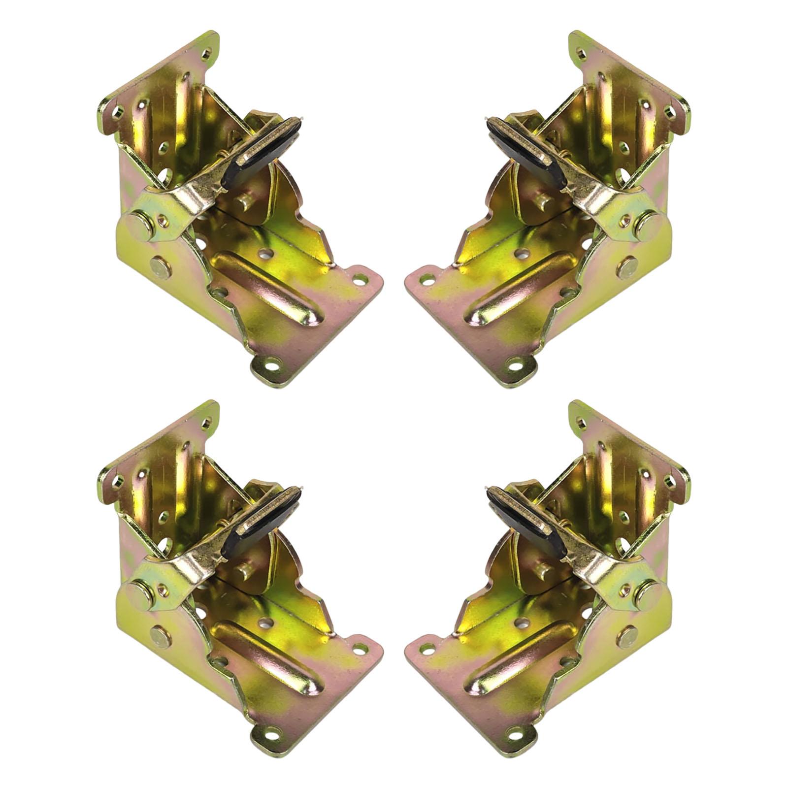 4 шт. Самоблокирующийся шарнир 90 градусов, фиксирующий складной шарнир, металлический кронштейн для ножек стула, шарнир для ножек стола и кровати, прочный
4 шт. Самоблокирующийся шарнир 90 градусов, фиксирующий складной шарнир, металлический кронштейн для ножек стула, шарнир для ножек стола и кровати, прочный