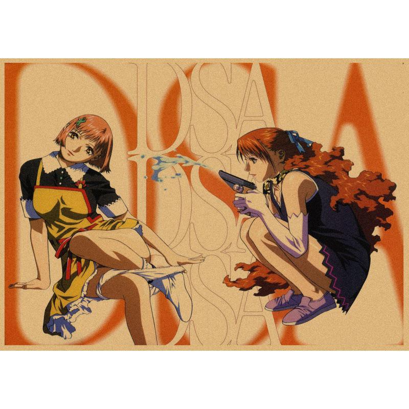 Retro Japanese Anime Poster: Yasuomi Umetsu s Girl Killer on Kraft Paper White card paper (non-adhesive) 30*42 cm
Retro Japanese Anime Poster: Yasuomi Umetsu s Girl Killer on Kraft Paper White card paper (non-adhesive) 30*42 cm