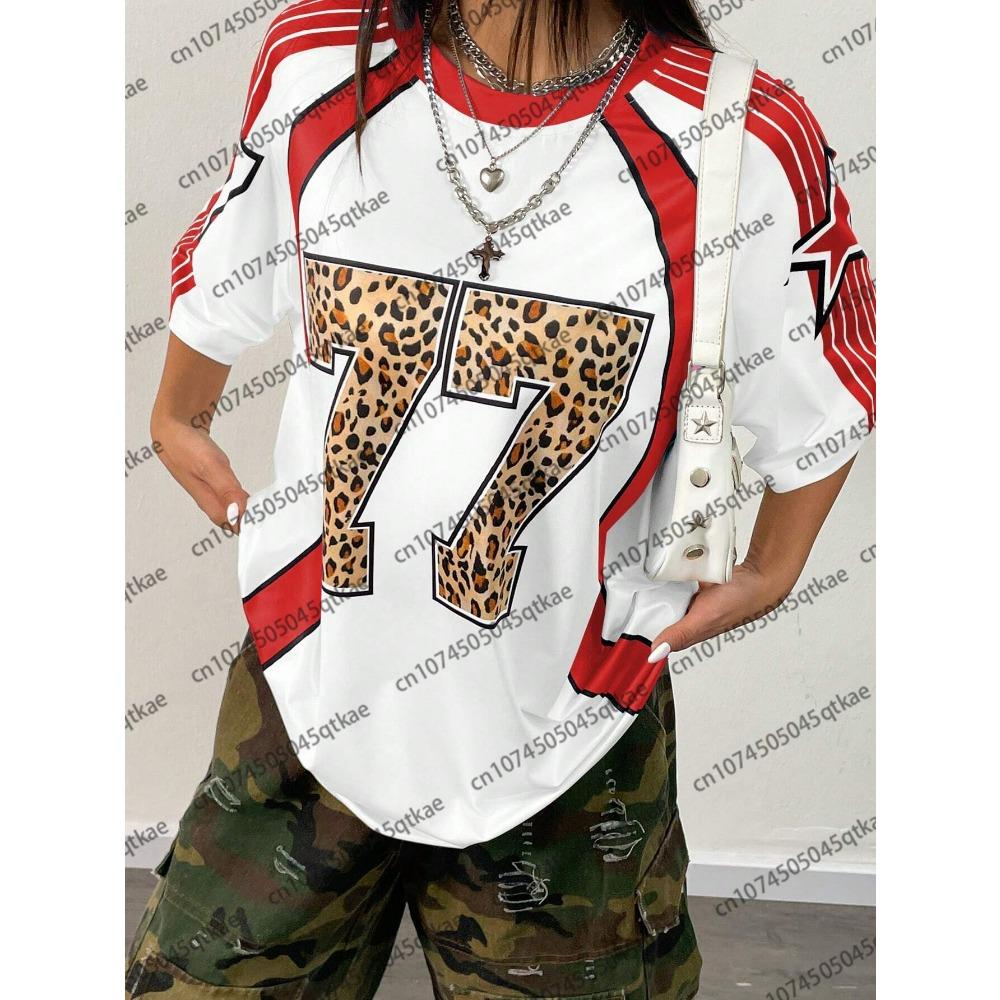 Men Women O-neck Tee Trend Sport Jersey Short Sleeve Female Streetwear Tops 5XL
Men Women O-neck Tee Trend Sport Jersey Short Sleeve Female Streetwear Tops 5XL