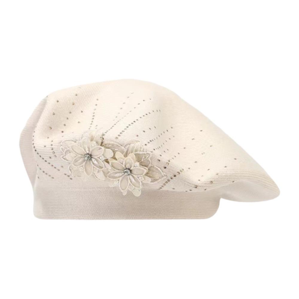 Flower Embroidery Women Beret Button Design Ear Protection Woolen Hat Keep Warm Thick Material Octagonal Hat Casual Outfit
Flower Embroidery Women Beret Button Design Ear Protection Woolen Hat Keep Warm Thick Material Octagonal Hat Casual Outfit