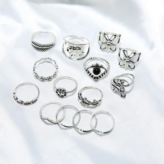 Yousheng 14 Pcs/Set Women Ring Set Flower Butterfly Shape Polished Smooth Stainless Ethnic Alloy Commute Stackable Knuckle Ring Finger Jewelry серебряный
Yousheng 14 Pcs/Set Women Ring Set Flower Butterfly Shape Polished Smooth Stainless Ethnic Alloy Commute Stackable Knuckle Ring Finger Jewelry серебряный