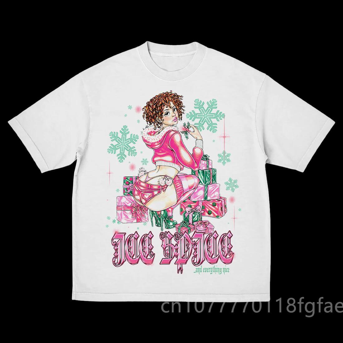 Ice Spice Men Women s T-shirt High quality fashion Cotton Rapper Hip Hop Casual Short Sleeve O Neck Tee Shirt Free shipping 4XL
Ice Spice Men Women s T-shirt High quality fashion Cotton Rapper Hip Hop Casual Short Sleeve O Neck Tee Shirt Free shipping 4XL