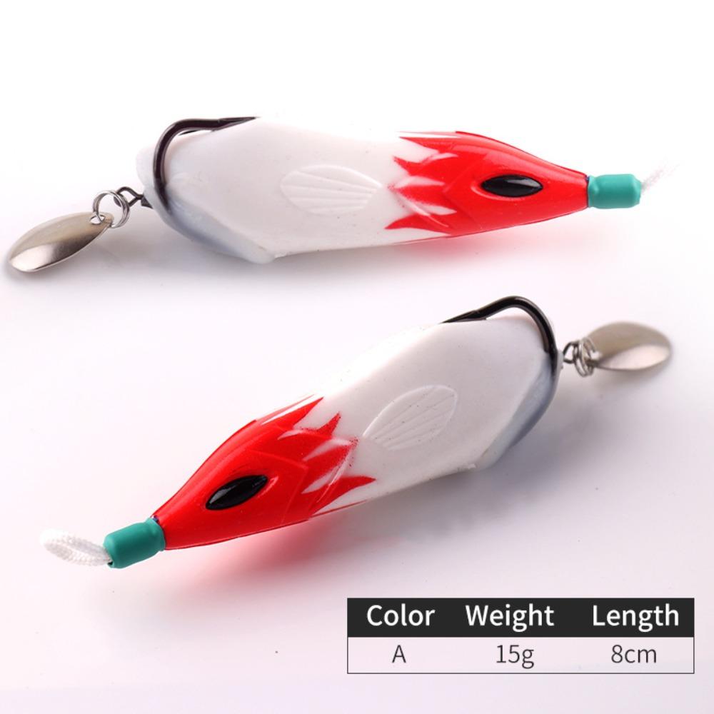 15g 8cm Frog Fishing Lure Silicone Material Artificial Fishing Lure Freshwater Fishing 1
15g 8cm Frog Fishing Lure Silicone Material Artificial Fishing Lure Freshwater Fishing 1