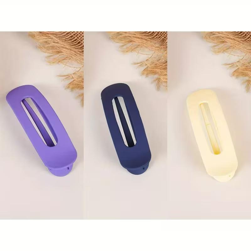 3Pcs Elegant Matte Large Hair Clips - Acrylic Anti-Slip Toothed Hairpins, Rectangular Design, Secure Hold for Daily & Formal фиолетовый
3Pcs Elegant Matte Large Hair Clips - Acrylic Anti-Slip Toothed Hairpins, Rectangular Design, Secure Hold for Daily & Formal фиолетовый