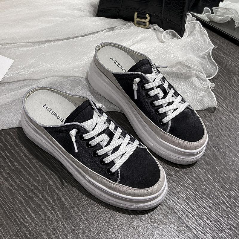 Baotou Semi-slippers Women s New All-match Slip-on Lazy Inner Heightened Casual Thick-soled White Shoes
Baotou Semi-slippers Women s New All-match Slip-on Lazy Inner Heightened Casual Thick-soled White Shoes