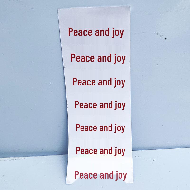 Festive Clear Apple Stickers: Christmas Eve Peace & Joy Fruit Decoration
Festive Clear Apple Stickers: Christmas Eve Peace & Joy Fruit Decoration