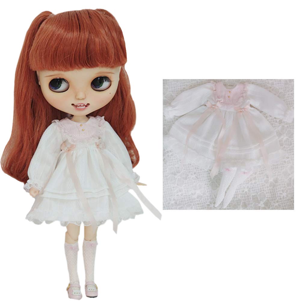 rakulifey Blythe Clothing One Piece Neo Blythe Costume Set for Obitsu 24 Dress Socks Cute 2 Piece Set
rakulifey Blythe Clothing One Piece Neo Blythe Costume Set for Obitsu 24 Dress Socks Cute 2 Piece Set