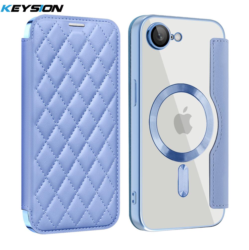 KEYSION Plating Leather Flip Wallet Case for iPhone 17e 16e Card Slot Magnetic Wireless Charging Phone Back Cover for iPhone 17e for iPhone 17e
KEYSION Plating Leather Flip Wallet Case for iPhone 17e 16e Card Slot Magnetic Wireless Charging Phone Back Cover for iPhone 17e for iPhone 17e