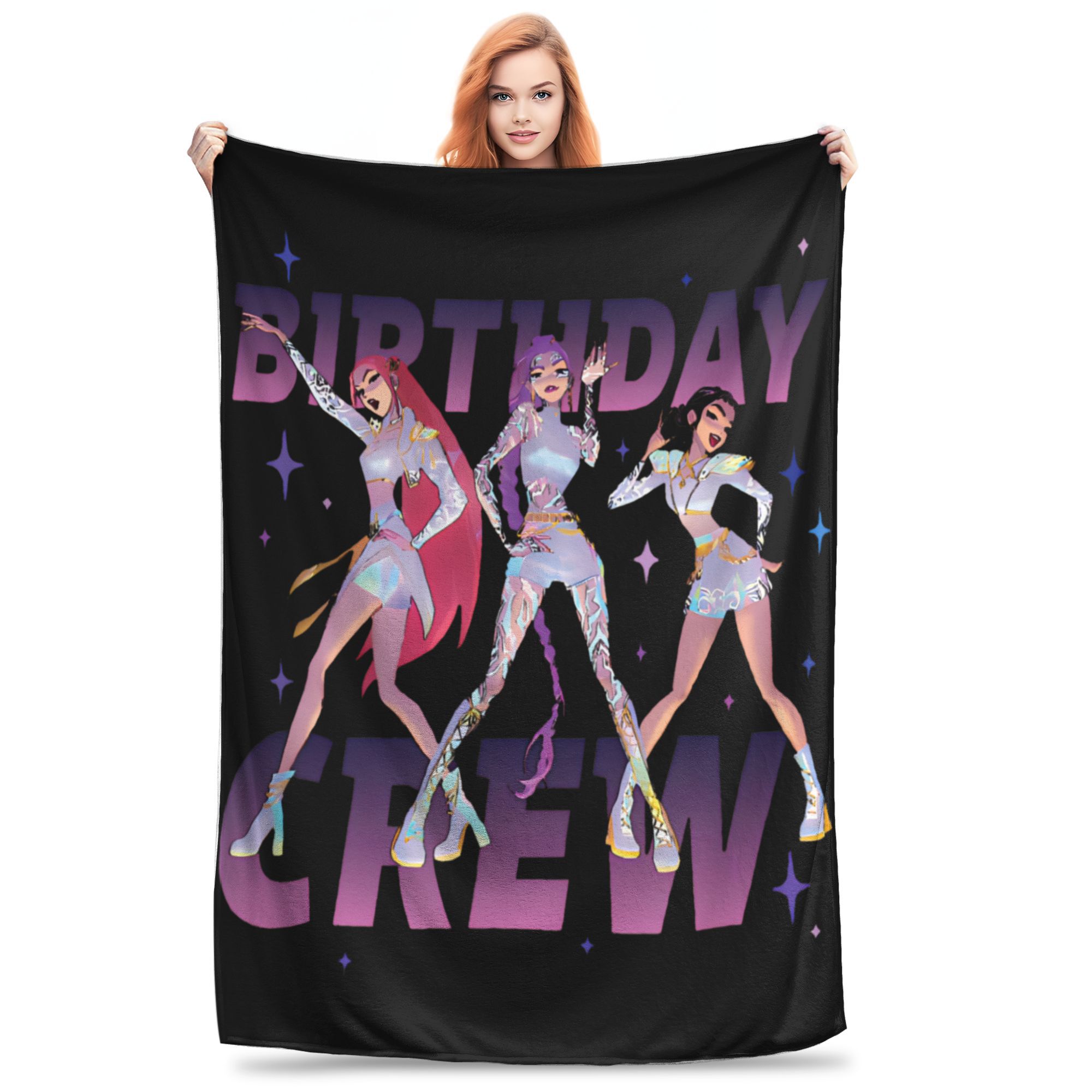 KPop Demon Hunters Birthday Crew Blanket Super Warm Funny Plush Bedding Throws For Home Decor Travel Flannel Bedspread Bed Cover 30x40in
KPop Demon Hunters Birthday Crew Blanket Super Warm Funny Plush Bedding Throws For Home Decor Travel Flannel Bedspread Bed Cover 30x40in