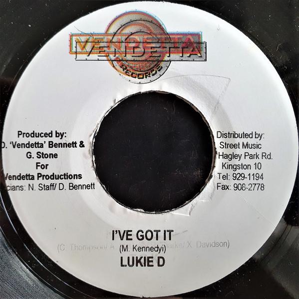 7inch Record LUKIE D / ICE MAN - I ve Got It / Longi La La NONE Vendetta Record 2004 Jamaica Reggae, Ska & Dub Used
7inch Record LUKIE D / ICE MAN - I ve Got It / Longi La La NONE Vendetta Record 2004 Jamaica Reggae, Ska & Dub Used