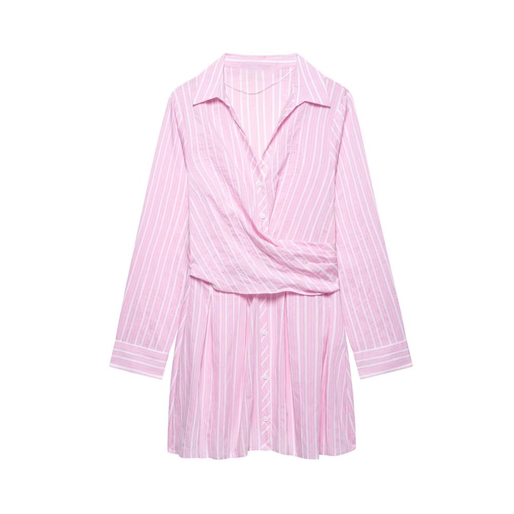 Spring/Summer 2025 Women s Slim Fit Striped Shirt Dress with Turn-Down Collar M
Spring/Summer 2025 Women s Slim Fit Striped Shirt Dress with Turn-Down Collar M