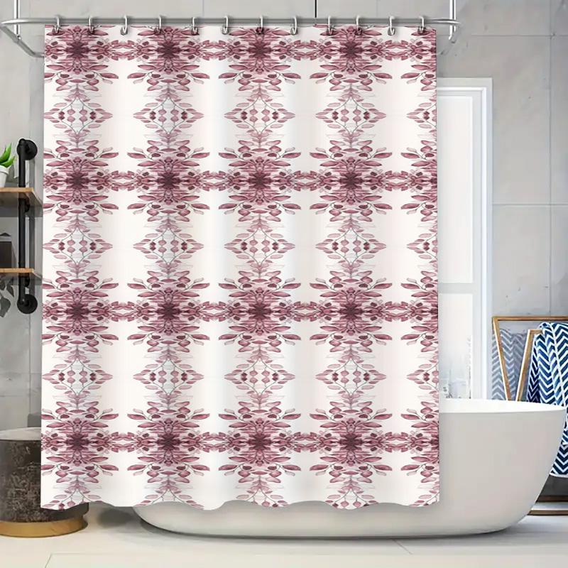 Beautiful Pink Floral Shower Curtain For Bathroom Decor Extra Long Waterproof Shower Curtains With Rings Set By Diandesignshomed W60H190(CM)-1 Pcs
Beautiful Pink Floral Shower Curtain For Bathroom Decor Extra Long Waterproof Shower Curtains With Rings Set By Diandesignshomed W60H190(CM)-1 Pcs