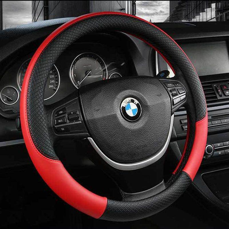 Car Steering Wheel Cover Leather Handle Cover Four Seasons Non-Slip Breathable Universal Use Handle Cover Sweat-Proof Steering Wheel Set Sports Blackish Red, 38cm
Car Steering Wheel Cover Leather Handle Cover Four Seasons Non-Slip Breathable Universal Use Handle Cover Sweat-Proof Steering Wheel Set Sports Blackish Red, 38cm