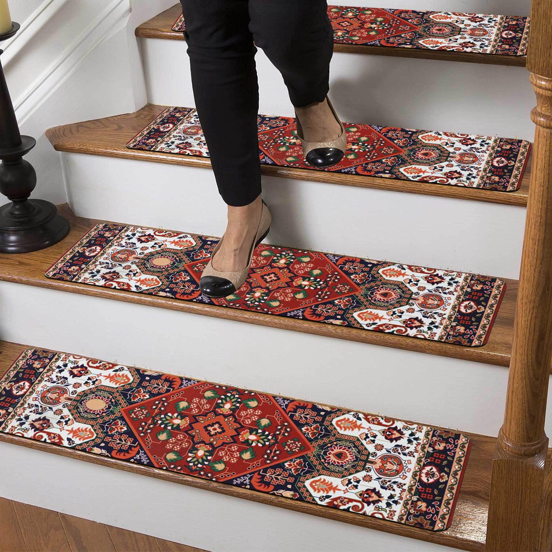 Nordic Print Non-Slip Stair Mat, Stain-Resistant, Water-Absorbent, Quick-Drying Indoor Step Mat 76CM x 20CM
Nordic Print Non-Slip Stair Mat, Stain-Resistant, Water-Absorbent, Quick-Drying Indoor Step Mat 76CM x 20CM