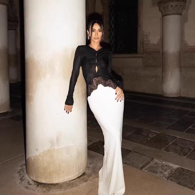 2026 Spring Fashion: Sexy Lace Trim See-through Slim Fit Long Dress Small чёрный/белый
2026 Spring Fashion: Sexy Lace Trim See-through Slim Fit Long Dress Small чёрный/белый
