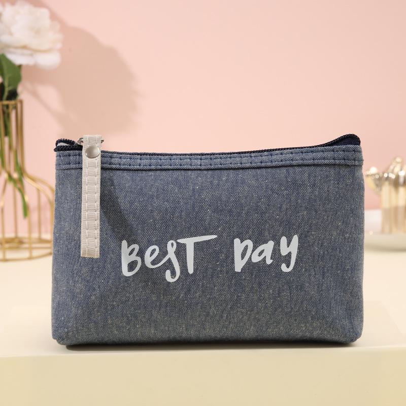 Compact Multi-functional Canvas Cosmetic Bag & Pencil Case for Women and Students
Compact Multi-functional Canvas Cosmetic Bag & Pencil Case for Women and Students