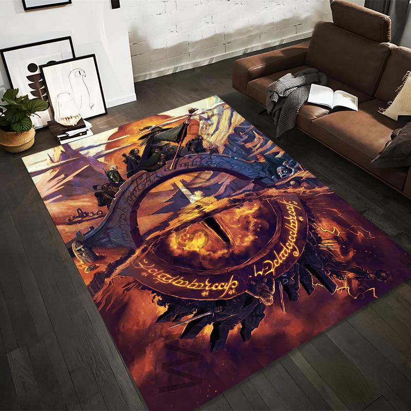 Fantasy Style Carpet with Fiery Symbol, Medieval Characters, Epic Design Suitable for use as an anti-slip for living room bedroom sofas 40x60cm( 15x23in )
Fantasy Style Carpet with Fiery Symbol, Medieval Characters, Epic Design Suitable for use as an anti-slip for living room bedroom sofas 40x60cm( 15x23in )