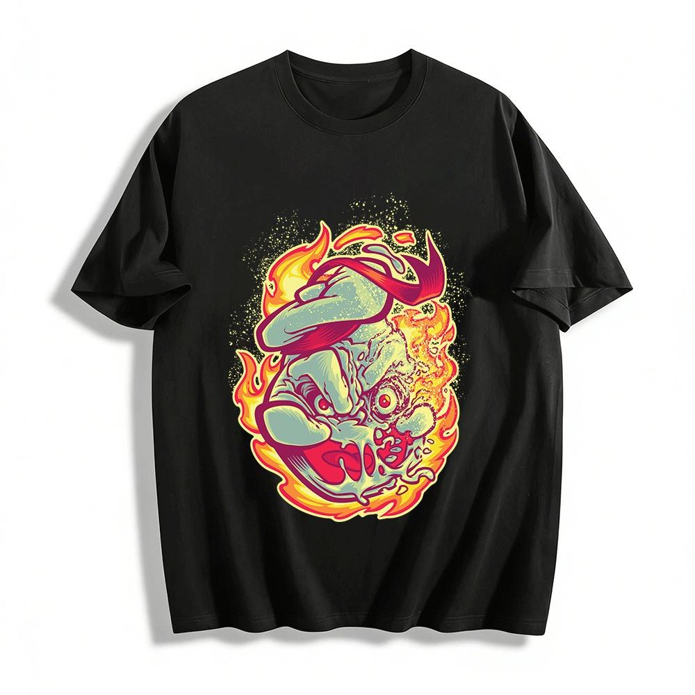 Vintage Retro Burned Face Funny Graphic Print Short Sleeve T-Shirt Pure cotton T-shirt XXS
Vintage Retro Burned Face Funny Graphic Print Short Sleeve T-Shirt Pure cotton T-shirt XXS