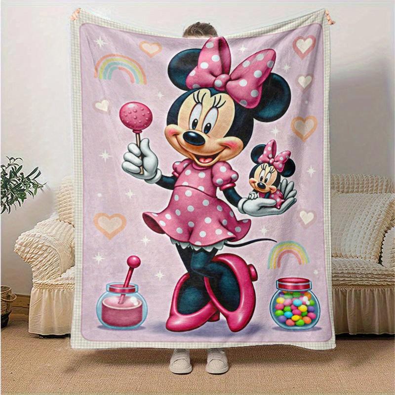 1pc, Minnie Mouse Inspired, Cute and Cozy Blanket for All Seasons, Soft Flannel Throw Blanket, Versatile & Cozy for Bedroom, Living Room, Travel, Camp 130x150cm
1pc, Minnie Mouse Inspired, Cute and Cozy Blanket for All Seasons, Soft Flannel Throw Blanket, Versatile & Cozy for Bedroom, Living Room, Travel, Camp 130x150cm