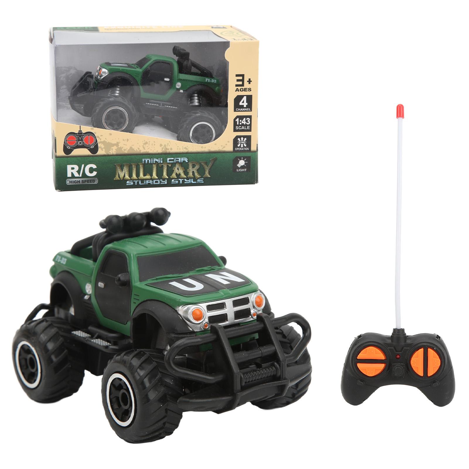 Off Road Remote Control Car 143 Scale 4 Channel Electronic RC Car Toy with Remote Control for Over
Off Road Remote Control Car 143 Scale 4 Channel Electronic RC Car Toy with Remote Control for Over