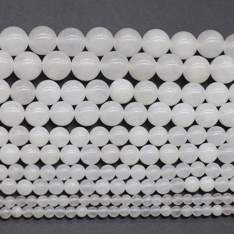 White Jade Round Beads 4-12mm for DIY Bracelet, Necklace, Earring, Hairpin, Headdress 4mm (1 string)
White Jade Round Beads 4-12mm for DIY Bracelet, Necklace, Earring, Hairpin, Headdress 4mm (1 string)
