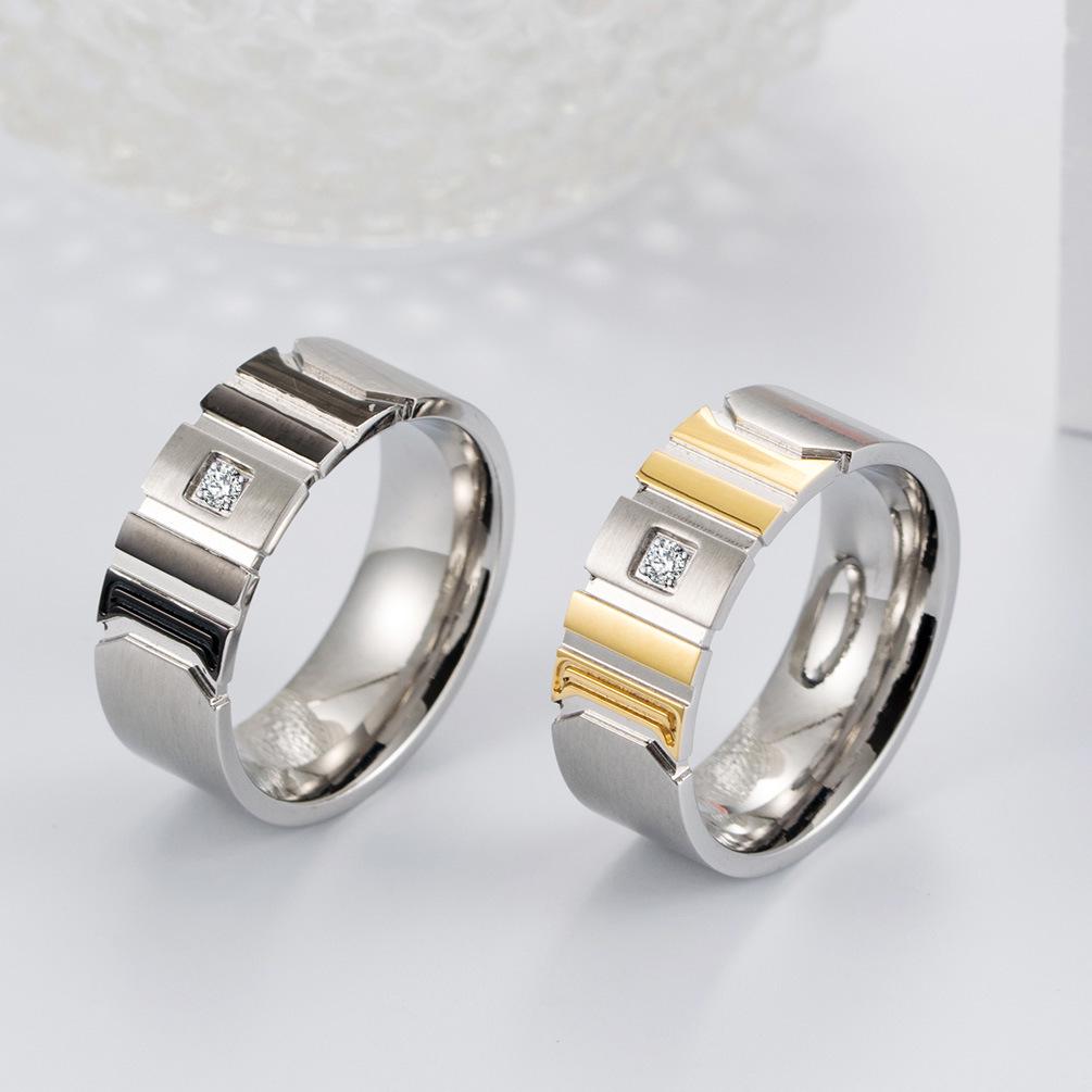 Stainless Steel Gold Plated Diamond Inlaid Ring with Carved Patterns Gold Mens Bracelet 7#
Stainless Steel Gold Plated Diamond Inlaid Ring with Carved Patterns Gold Mens Bracelet 7#