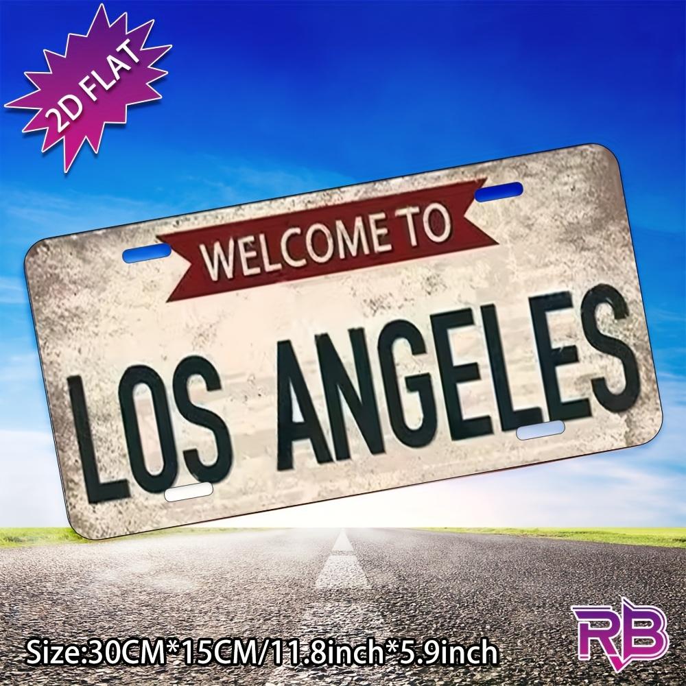 Welcome to Los Angeles Vintage D Flat Aluminum Metal Tin Sign for Travel Car Wall Decor Bar Garage Man Cave 15x30cm(5.9x7.8inch)
Welcome to Los Angeles Vintage D Flat Aluminum Metal Tin Sign for Travel Car Wall Decor Bar Garage Man Cave 15x30cm(5.9x7.8inch)