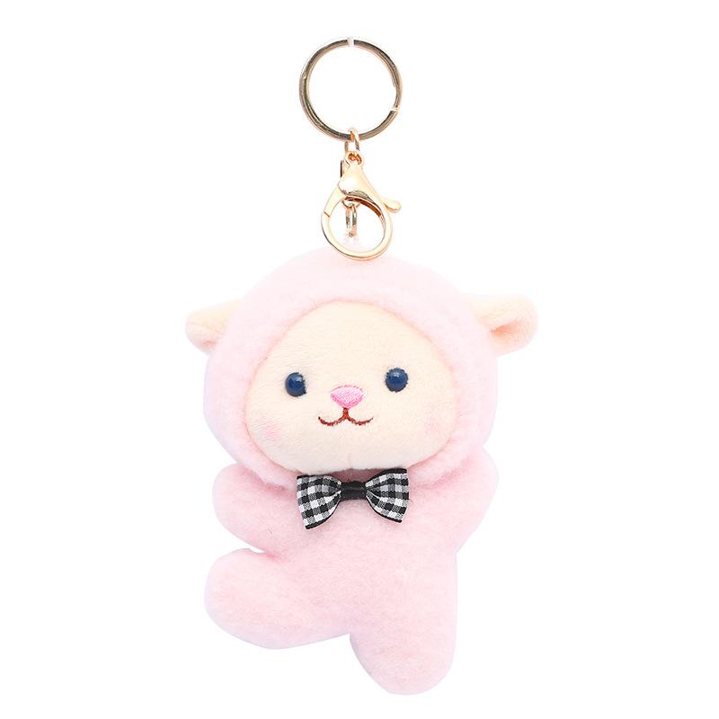 Adorable Sheep Plush Keychain Cute Animal Doll For Backpacks And Cars рожевий
Adorable Sheep Plush Keychain Cute Animal Doll For Backpacks And Cars рожевий