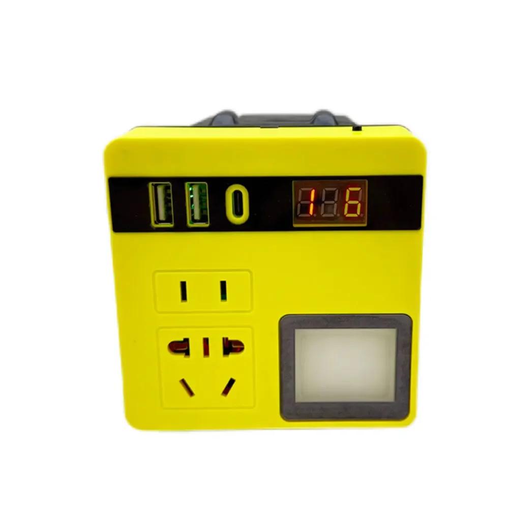 120W Lithium Battery Inverter 21V To 220V AC Suitable For DeWalt/Makita/Dayi Battery Inverter Dual Motor Multiple Protection China Mainland
120W Lithium Battery Inverter 21V To 220V AC Suitable For DeWalt/Makita/Dayi Battery Inverter Dual Motor Multiple Protection China Mainland