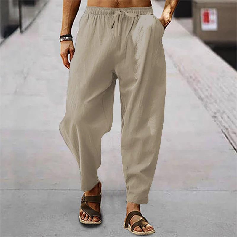 Summer Men s Breathable Pants Cotton and Linen Male Solid Color Mens Versatile Basic Trousers Loose Fitness Causal Plus Size S легкие хаки
Summer Men s Breathable Pants Cotton and Linen Male Solid Color Mens Versatile Basic Trousers Loose Fitness Causal Plus Size S легкие хаки