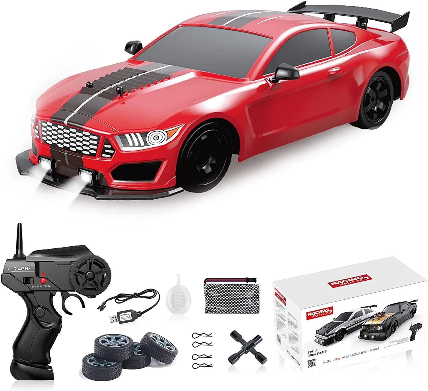 1/16 RC Car AE86 4x4 High-Speed RC Drift Cars 2.4G Remote Control Racing Vehicle 18km/h Waiting For Light Spray Toys for Boys
1/16 RC Car AE86 4x4 High-Speed RC Drift Cars 2.4G Remote Control Racing Vehicle 18km/h Waiting For Light Spray Toys for Boys