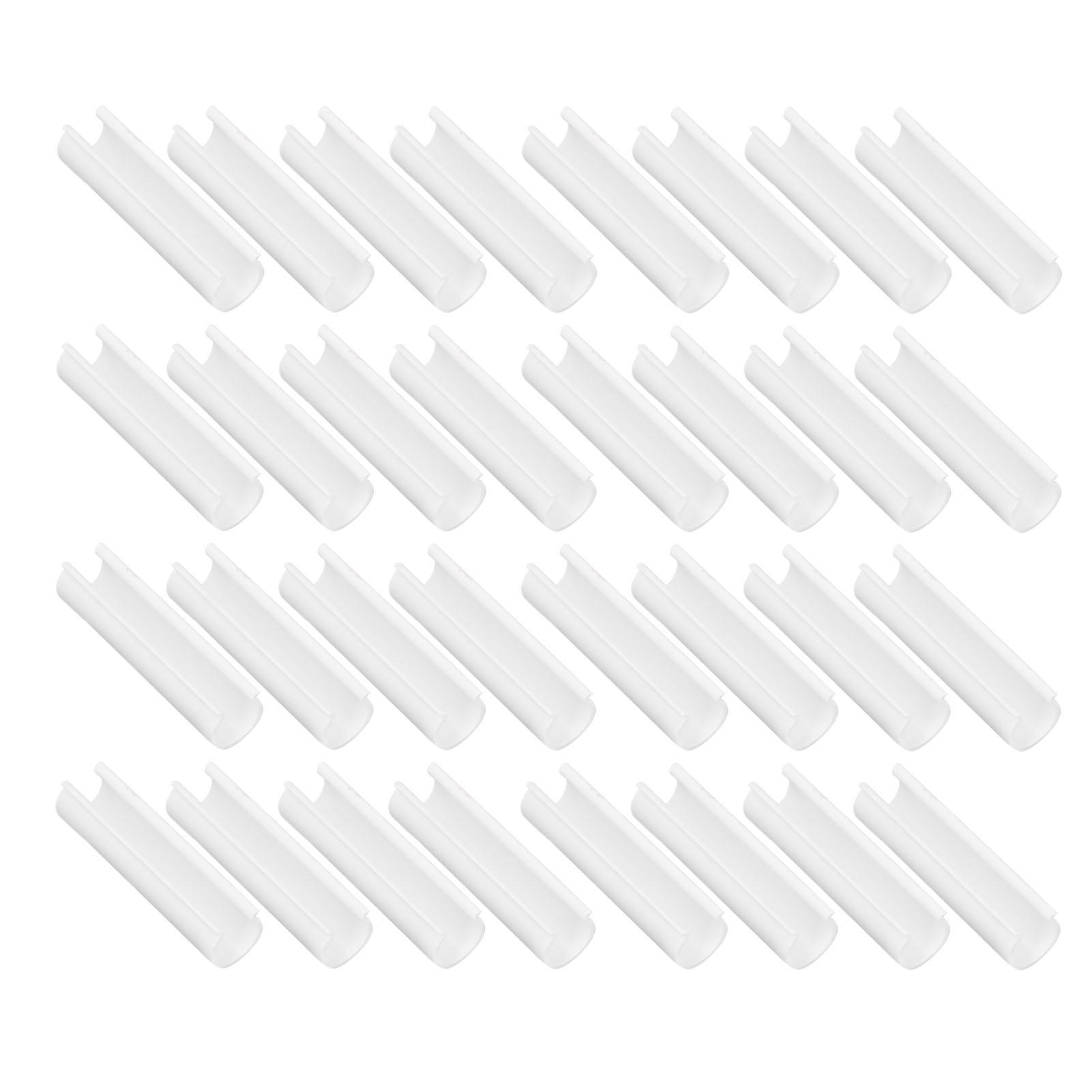 32Pcs Greenhouse Pipe Clamp PVC Multifunctional Reusable Pool Cover Clamp for Films Shade Cloths
32Pcs Greenhouse Pipe Clamp PVC Multifunctional Reusable Pool Cover Clamp for Films Shade Cloths