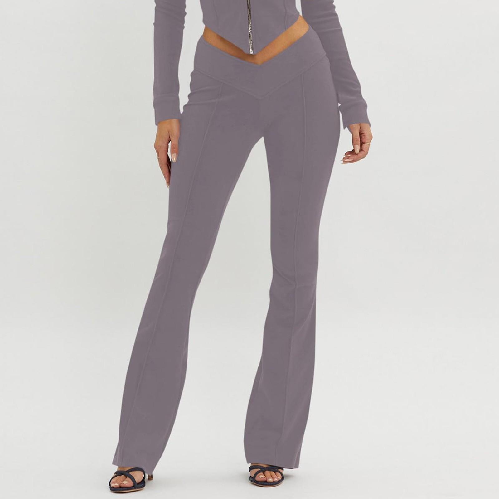 Женские эластичные повседневные брюки с высокой талией и широкими длинными штанинами с карманами XS фиолетовый
Женские эластичные повседневные брюки с высокой талией и широкими длинными штанинами с карманами XS фиолетовый