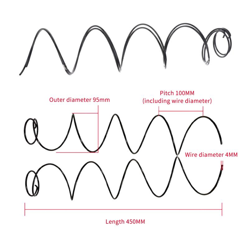 2Pcs 4/5/6/8 Grid 450Cm Coil Springs For Vending Machine Self-Service Accessory Goods Dispensing Machine Spring as the picture
2Pcs 4/5/6/8 Grid 450Cm Coil Springs For Vending Machine Self-Service Accessory Goods Dispensing Machine Spring as the picture