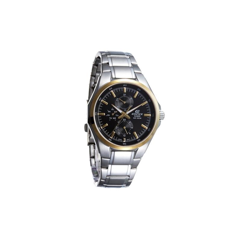 Casio EDIFICE 100 meters waterproof, simple and fashionable style, quartz movement, stainless steel strap, Japanese and Korean watch, EF-339DB-1a9 чорний
Casio EDIFICE 100 meters waterproof, simple and fashionable style, quartz movement, stainless steel strap, Japanese and Korean watch, EF-339DB-1a9 чорний
