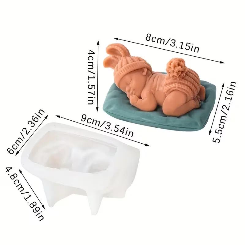 1pcs Silicone Mold for Babies, Perfect for Creating Gifts with Epoxy Resin Or for Making Soap And Candles
1pcs Silicone Mold for Babies, Perfect for Creating Gifts with Epoxy Resin Or for Making Soap And Candles