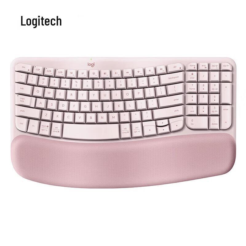 Logitech Wave Keys Ergonomic Wireless Keyboard
Logitech Wave Keys Ergonomic Wireless Keyboard