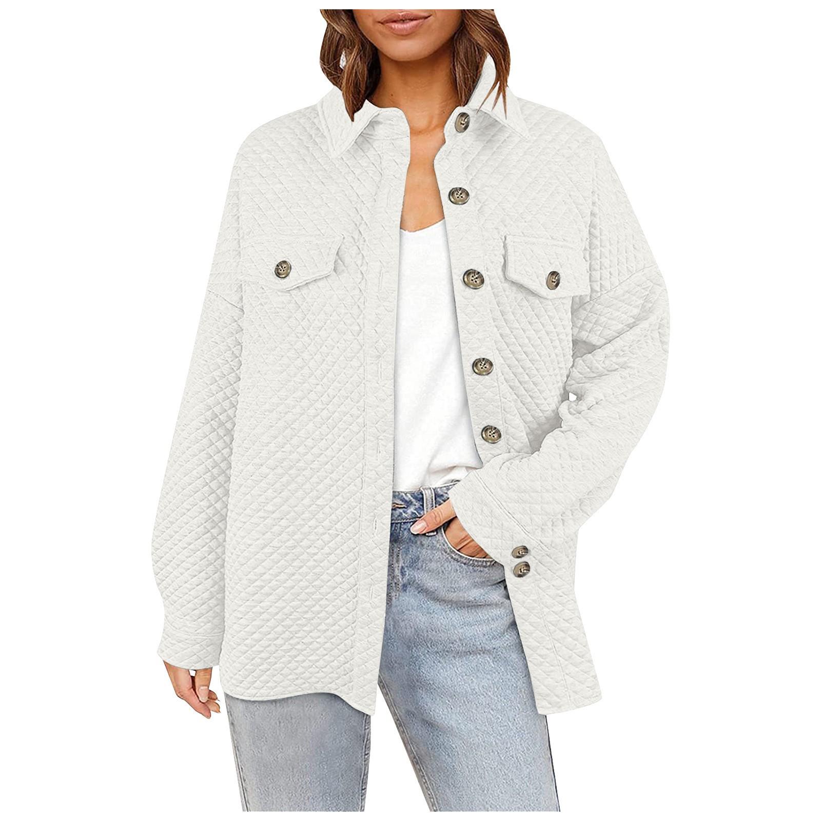 Женская повседневная рубашка с длинным рукавом на пуговицах, свободная легкая рубашка, куртка, пальто, верхняя одежда с карманами XL белый
Женская повседневная рубашка с длинным рукавом на пуговицах, свободная легкая рубашка, куртка, пальто, верхняя одежда с карманами XL белый